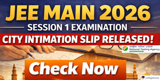 JEE Main 2026 Session 1 Examination City Intimation Slip Released; Check Now @jeemain.nta.nic.in
